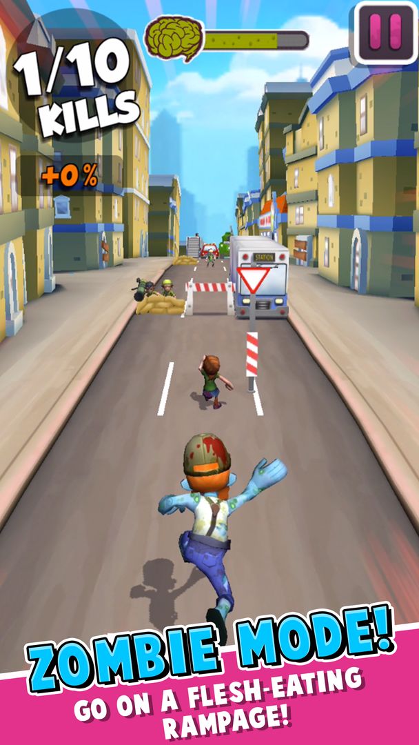 Screenshot of Undead City Run