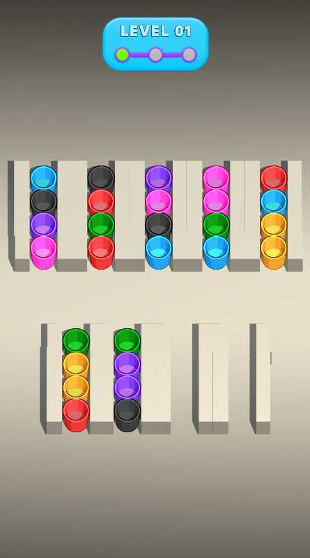 Coffee Sort Game Screenshot