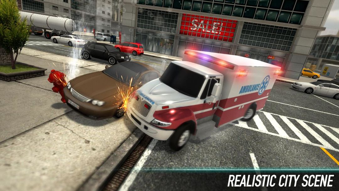 Screenshot of City Ambulance - Rescue Rush