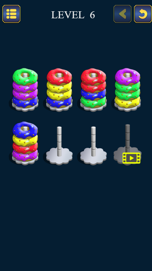 Cuplikan Layar Game Donut Shuffle