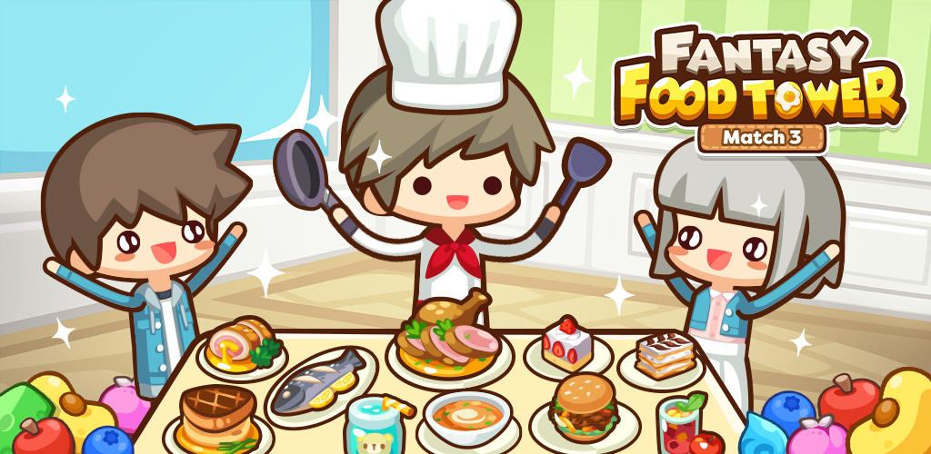 Screenshot of the video of Fantasy Food Tower: Match 3