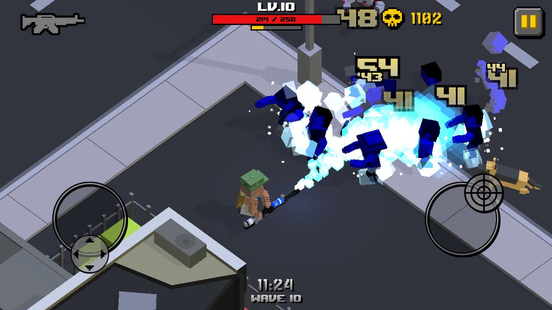 Cube Zombie War ภาพหน้าจอเกม