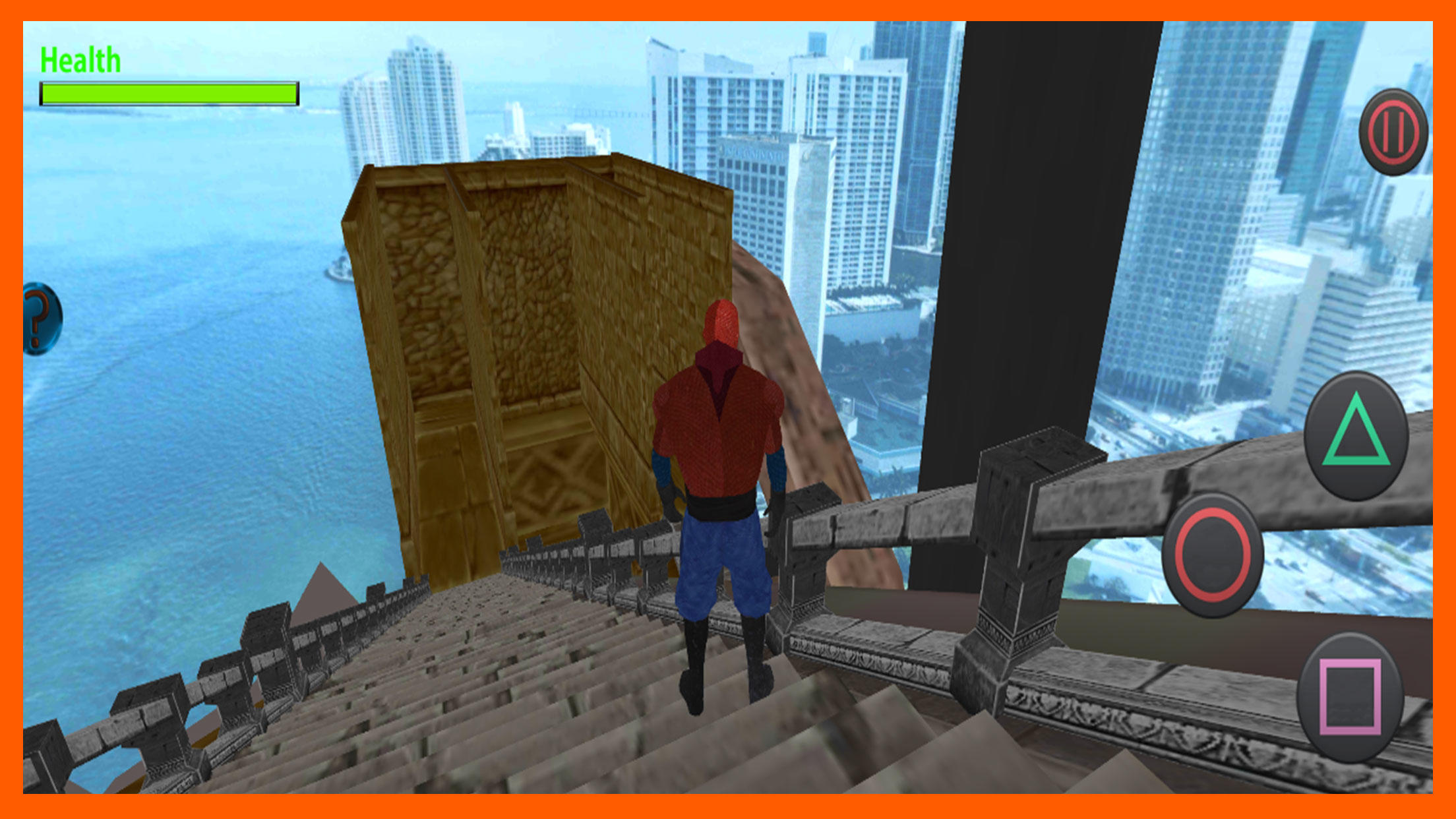 스파이더맨 GTA 시티 게임 스크린 샷