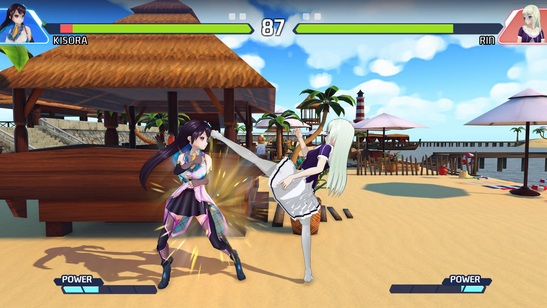 Screenshot of Waifu Fighter