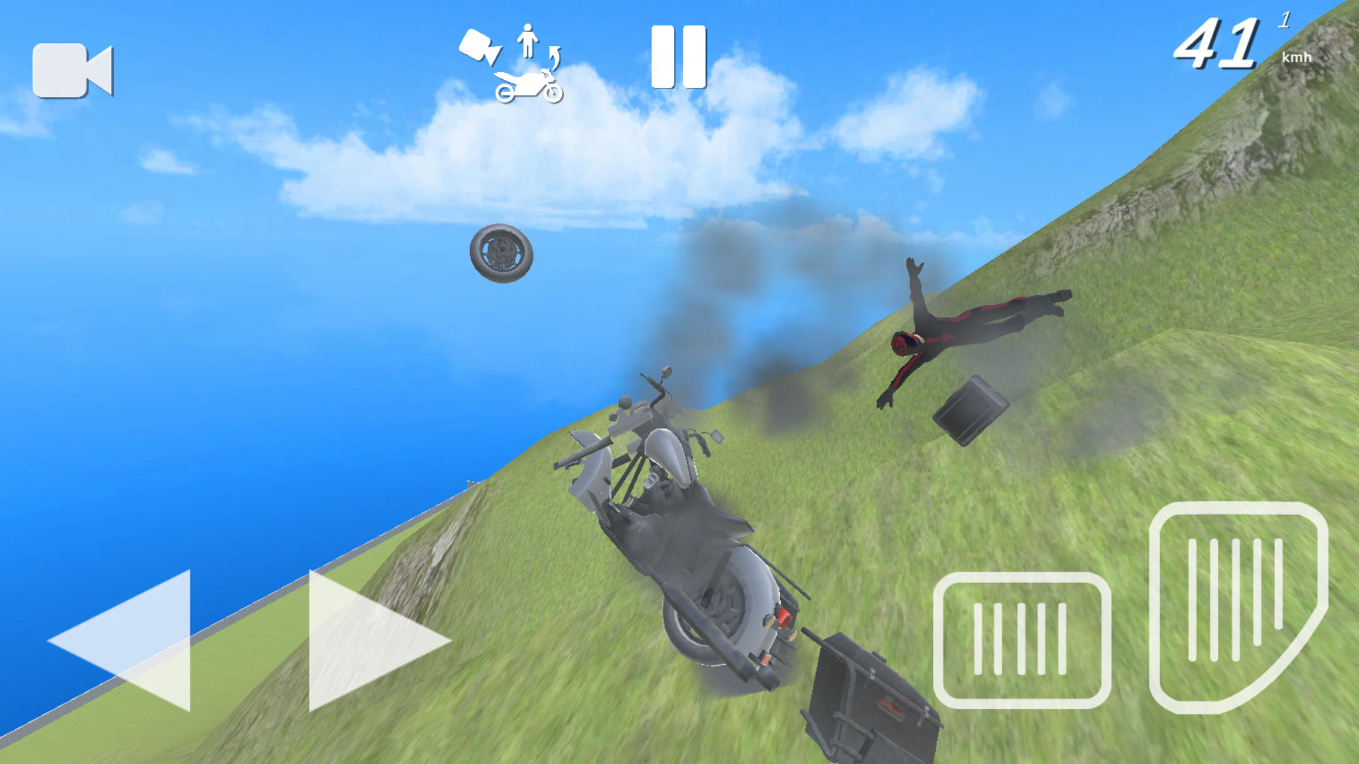Screenshot of Moto Crash Simulator: Accident