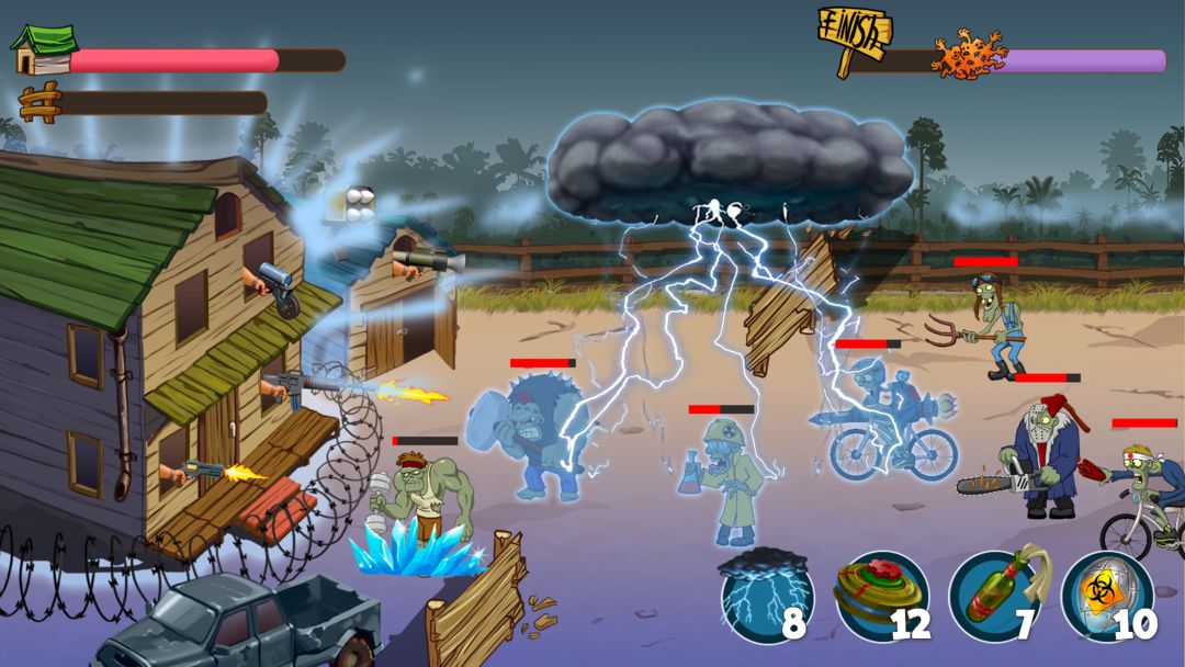 Base defense versus Zombies ภาพหน้าจอเกม