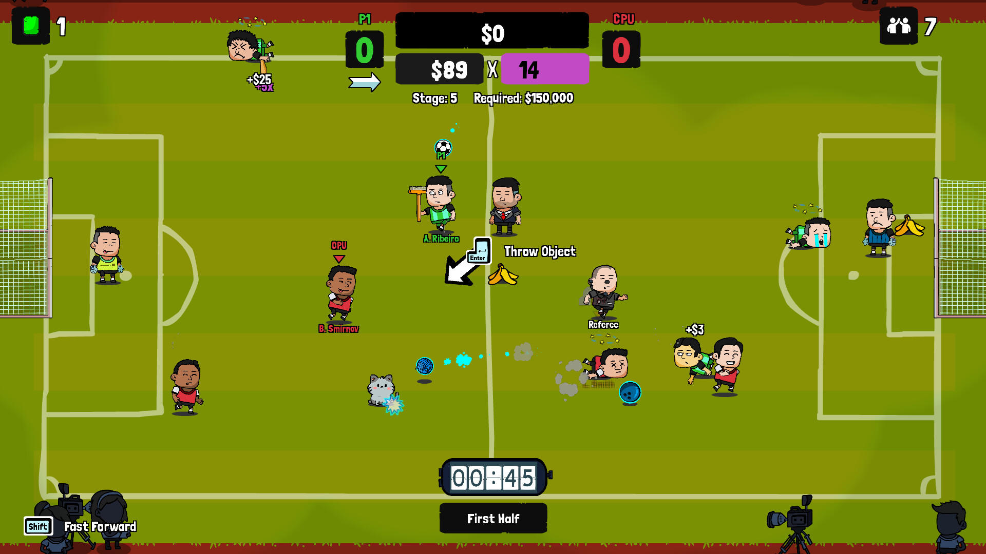 Super Senseless Soccer Game Screenshot