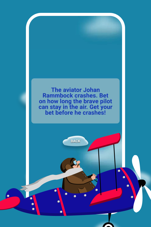 Screenshot of Aviator on a plane