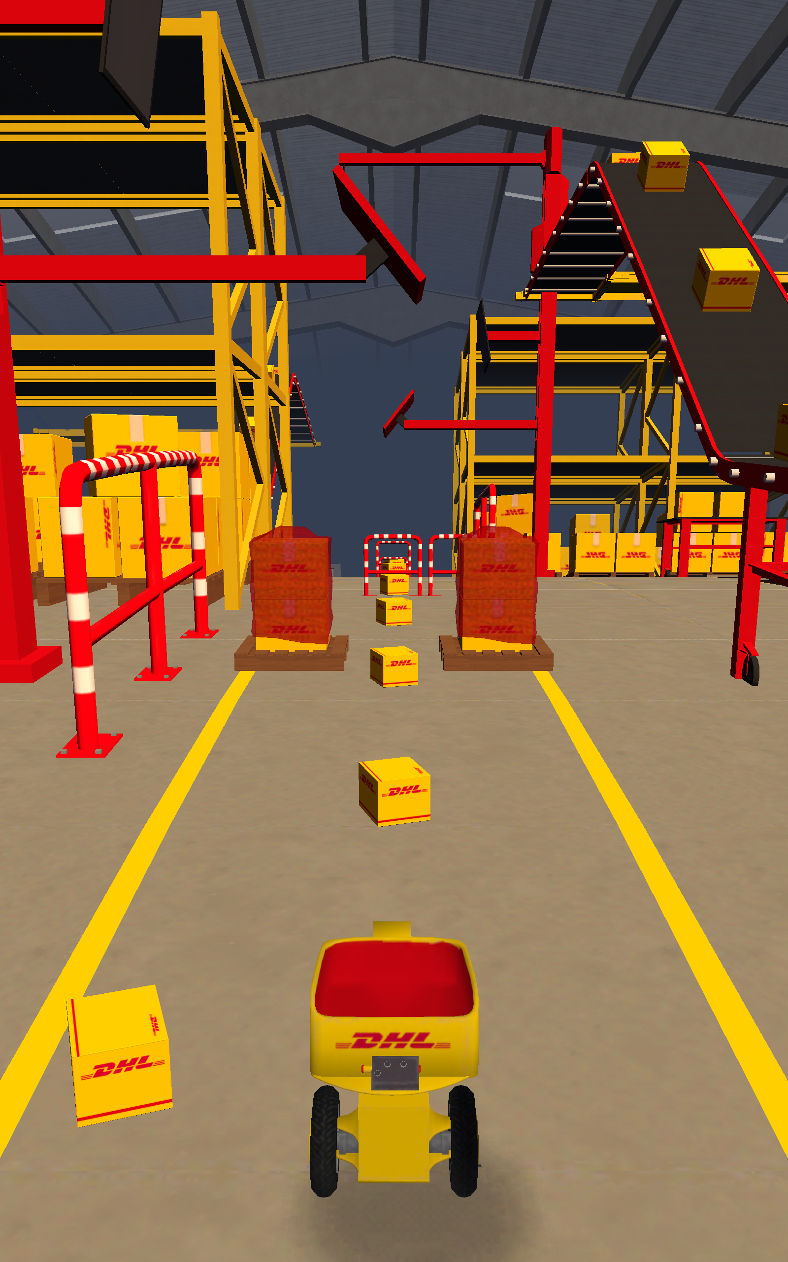 Screenshot of DHL EffiBOT Dash