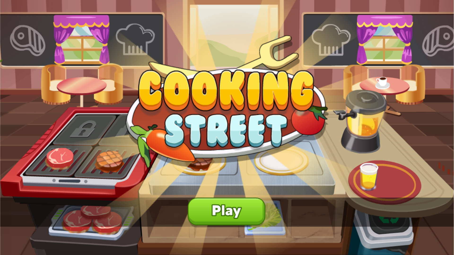 Cuplikan Layar Game Cooking Street