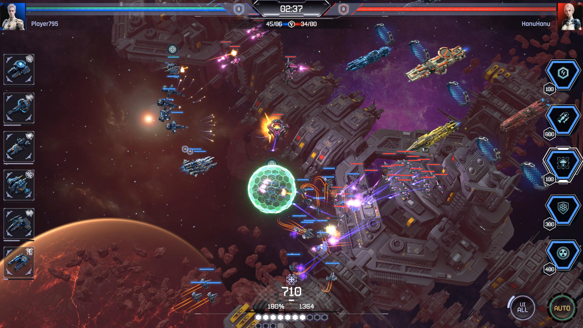 Galaxy Commanders screenshot game