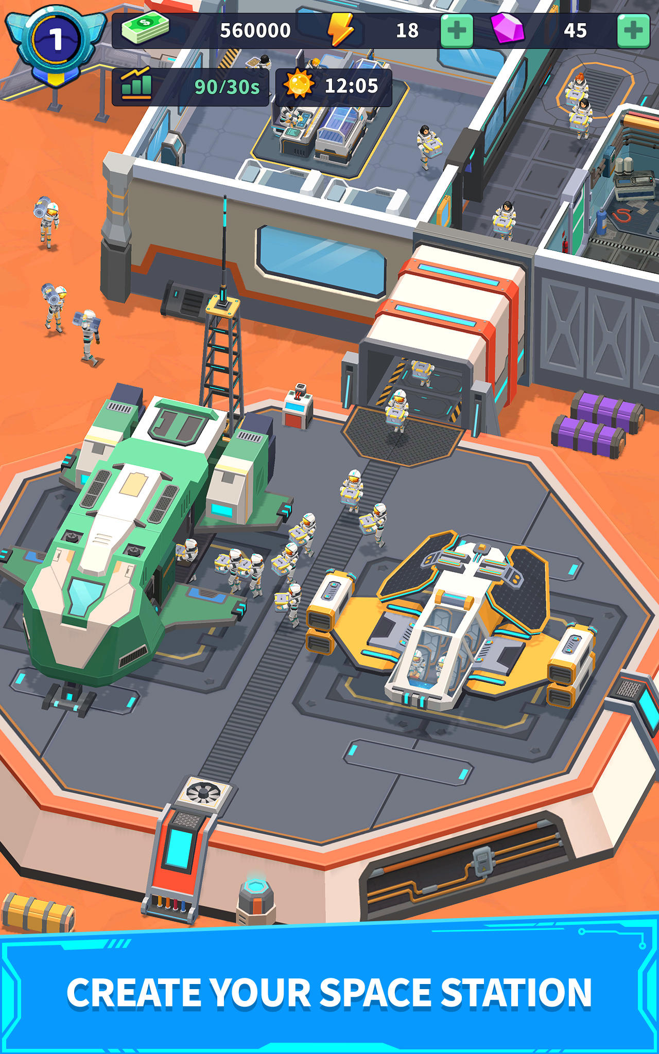 Idle Survivor Space Odyssey 게임 스크린샷