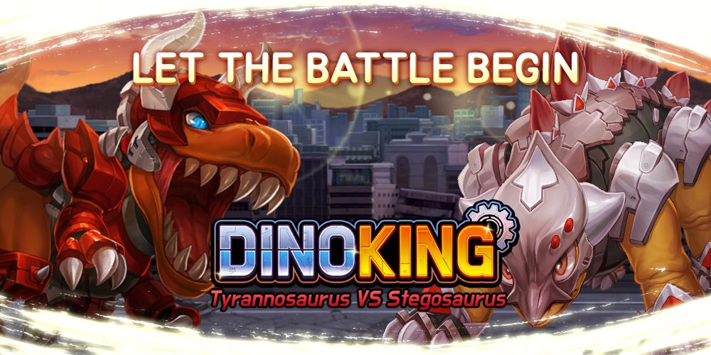 Screenshot of Dino King Tyranno VS Stego