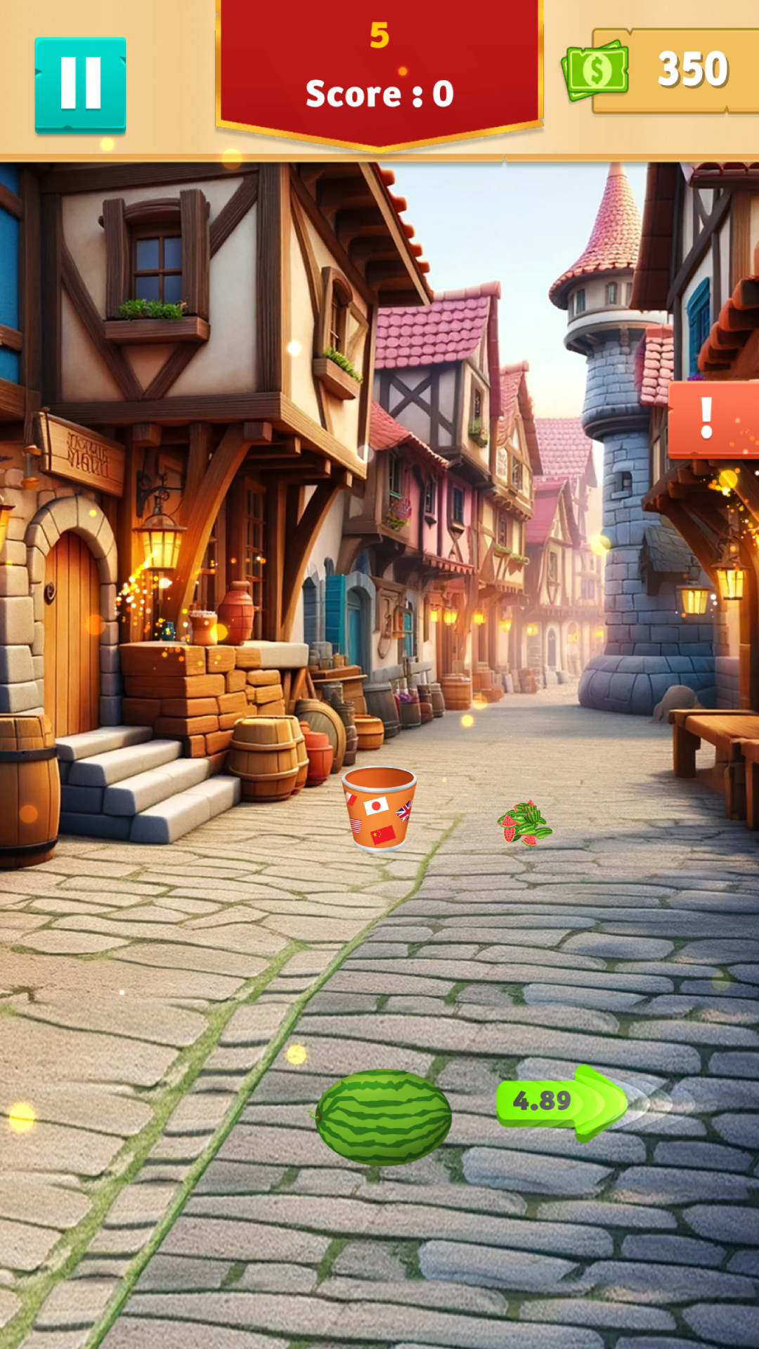 Paper Toss : World Tour Game Screenshot