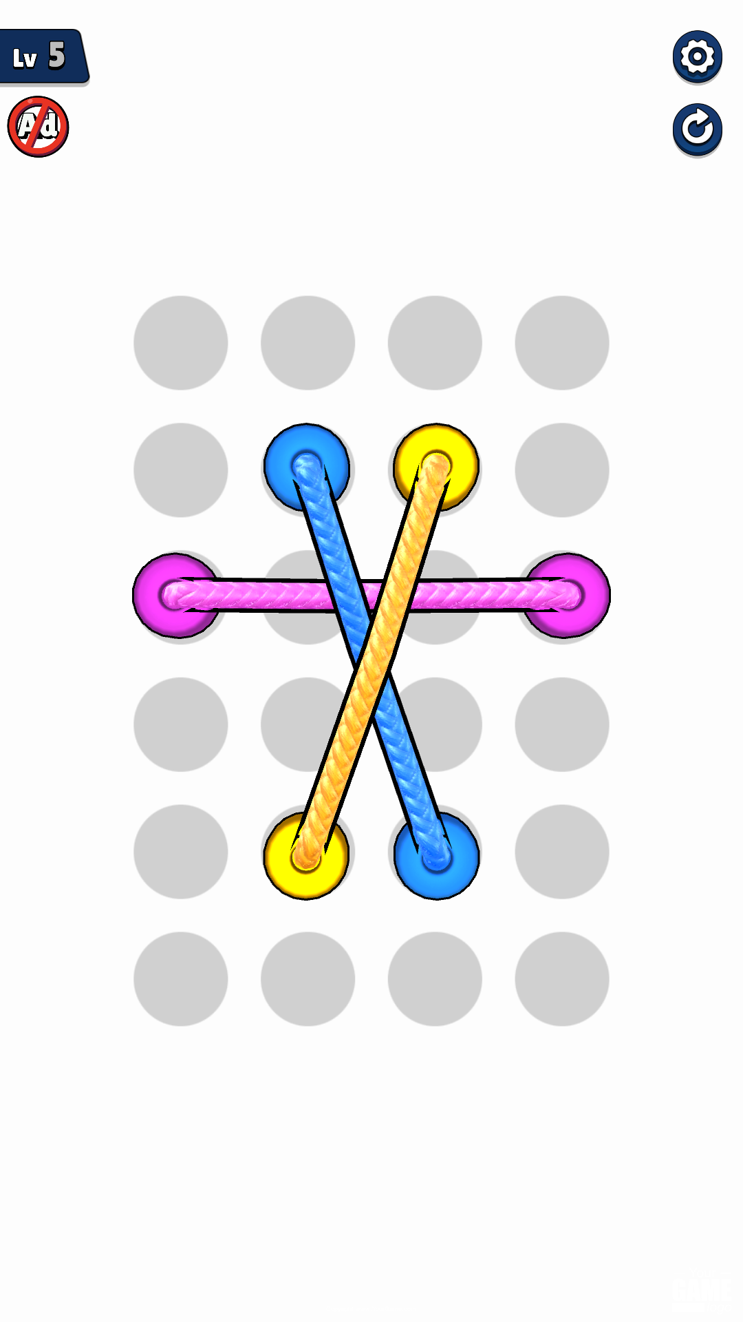 Twisted Ropes: Tangle Knots 3D Game Screenshot
