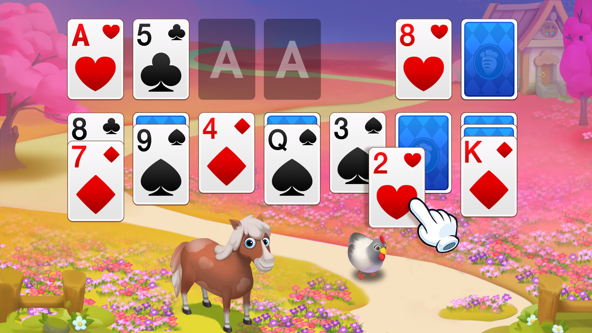 Solitaire Farm Game Screenshot