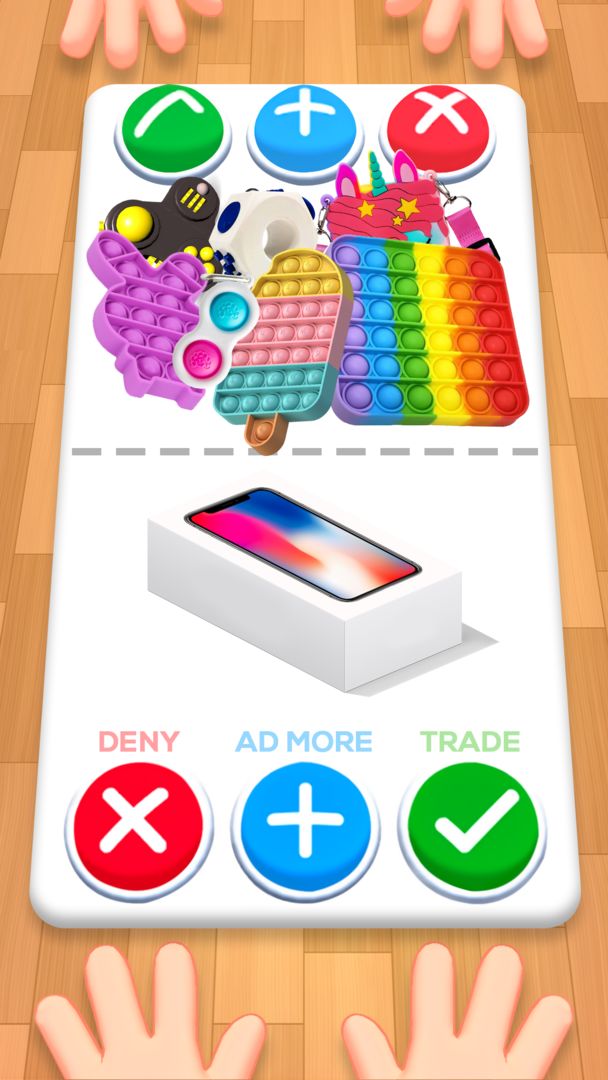Screenshot of Fidget Toys Trading: Pop it