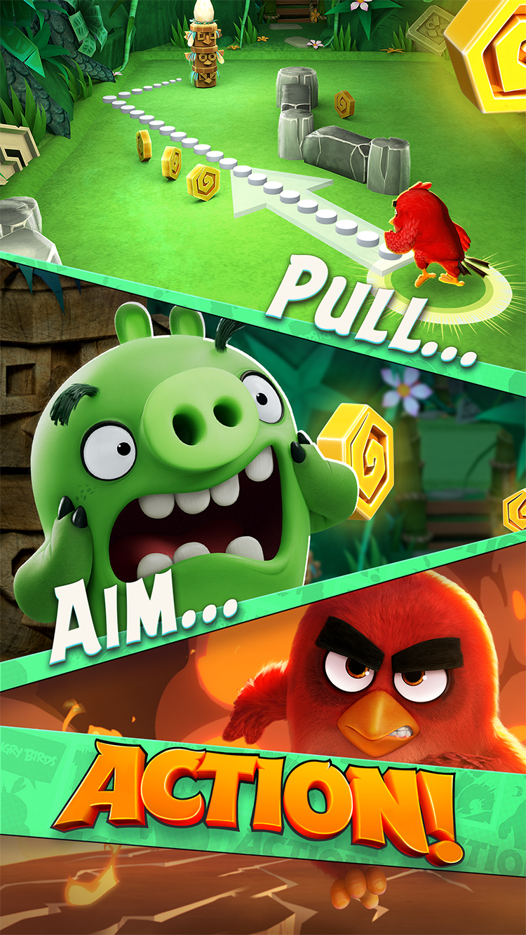 Angry Birds Action! Game Screenshot