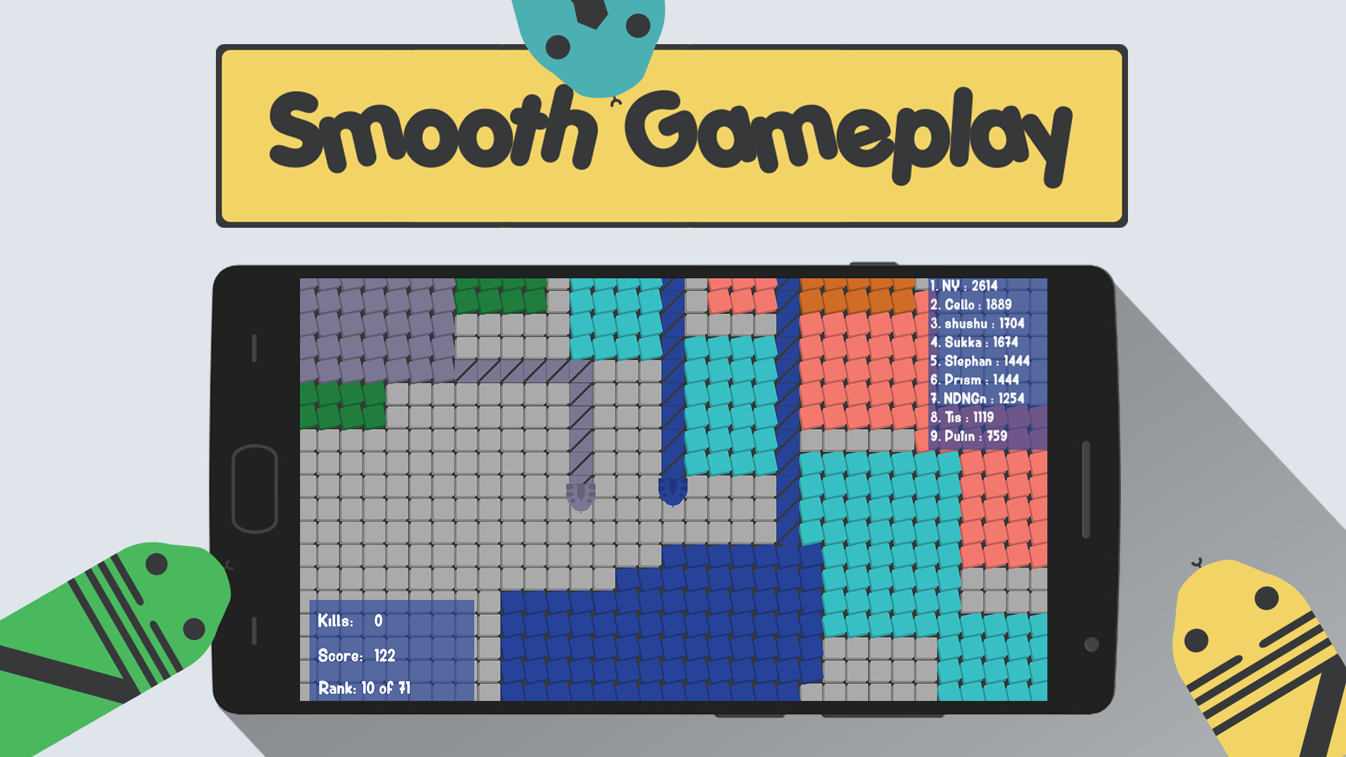 Splits.io - Splix Snake Game ภาพหน้าจอเกม