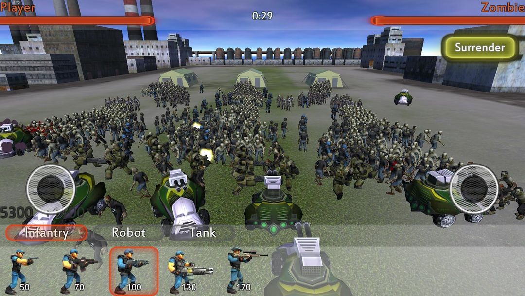 Zombie War Dead World 2 게임 스크린 샷