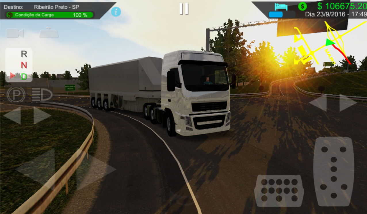 Heavy Truck Simulator Game Screenshot