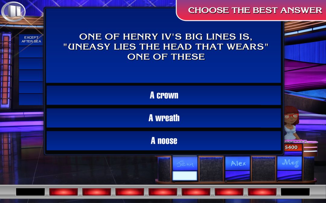 Jeopardy! HD ภาพหน้าจอเกม