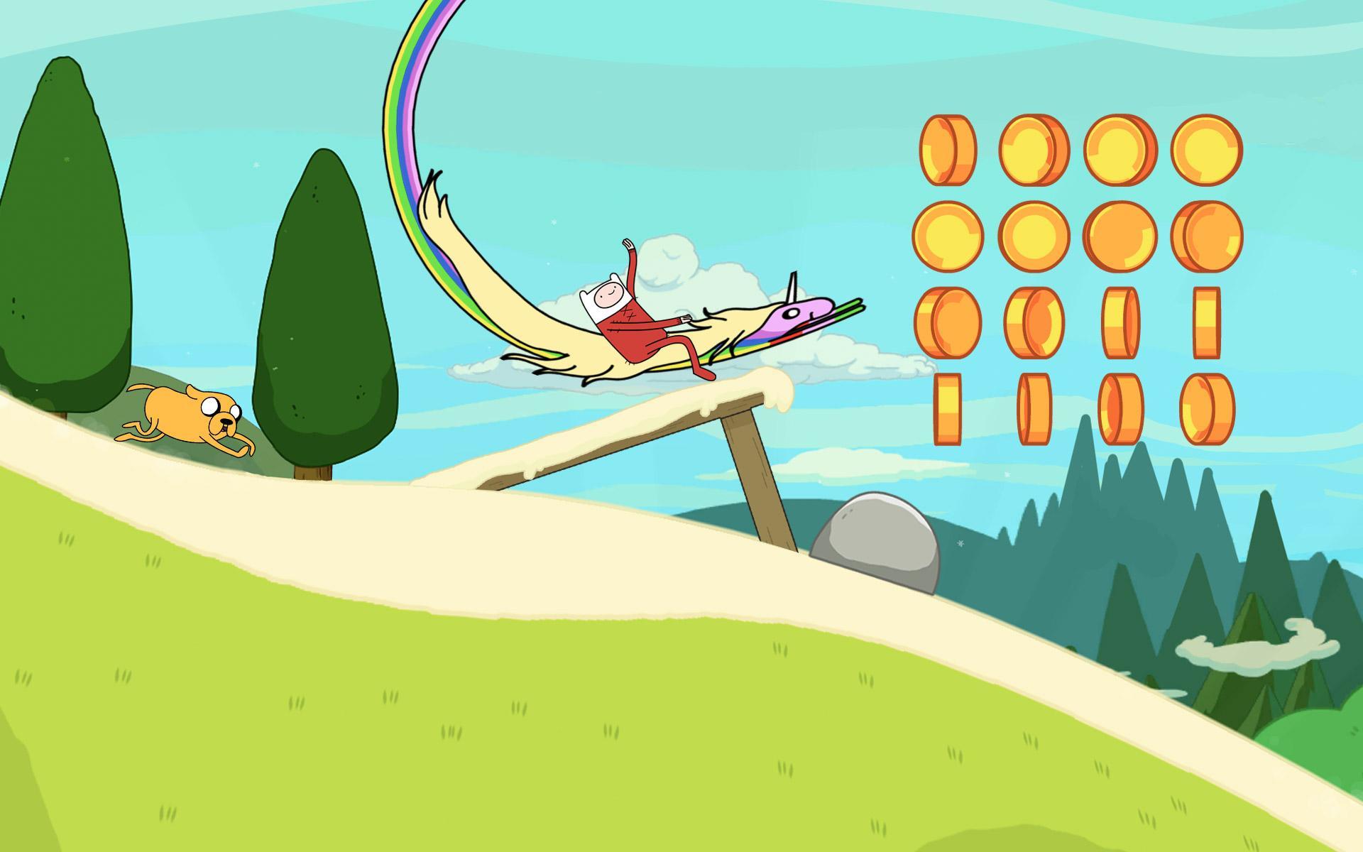 Ski Safari: Adventure Time Game Screenshot