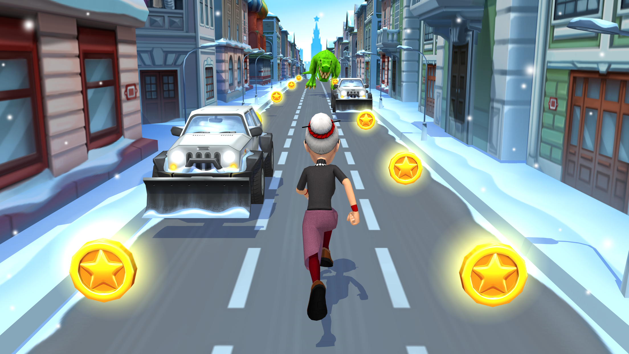 Screenshot 1 of Angry Gran Run - беговая игра 2.33.1