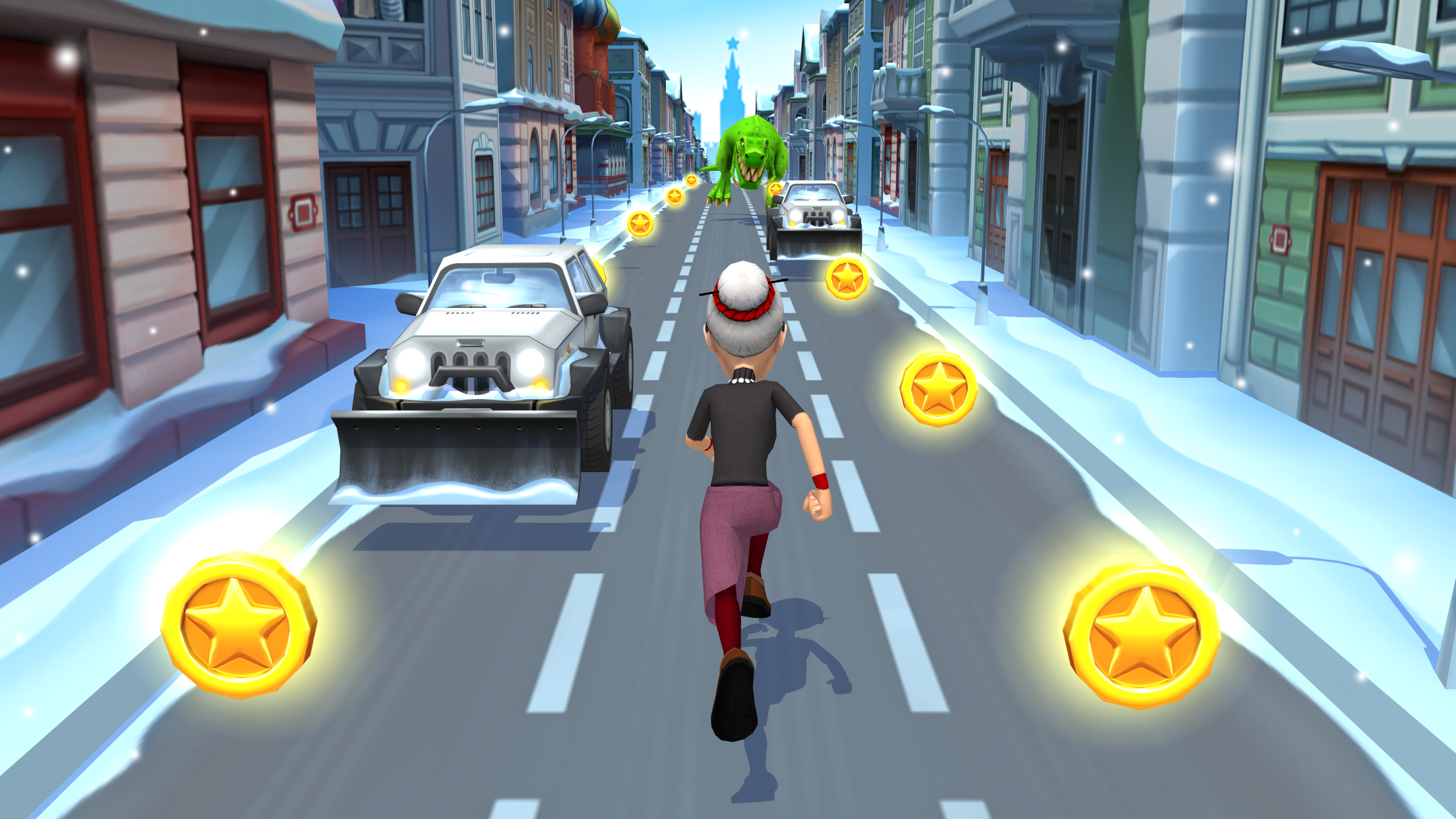 Angry Gran Run - Running Game Game Screenshot