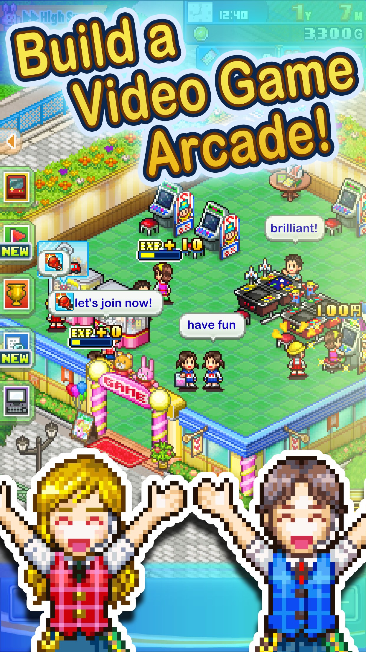 Pocket Arcade Story DX Game Screenshot