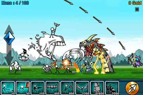 Cartoon Wars Lite Game Screenshot