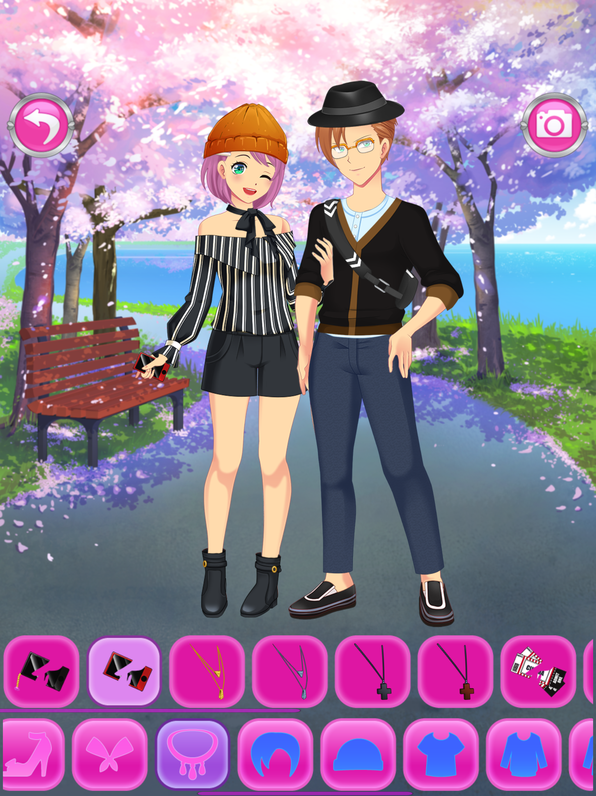 Anime Couples Dress Up Game ภาพหน้าจอเกม