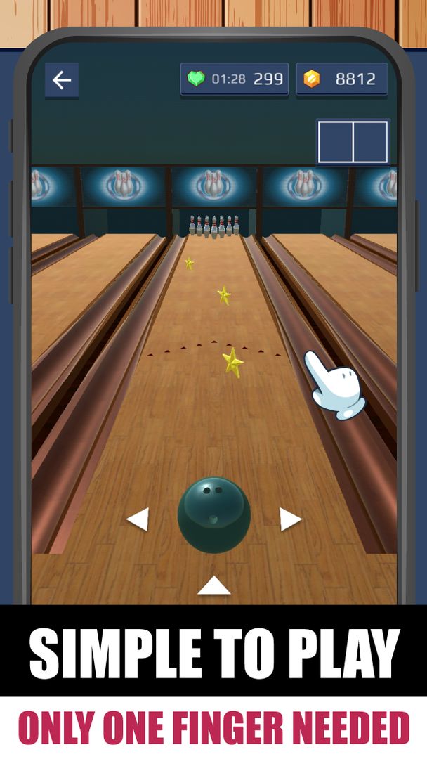 Screenshot of (JP ONLY) Bowling Strike: Free, Fun, Relaxing