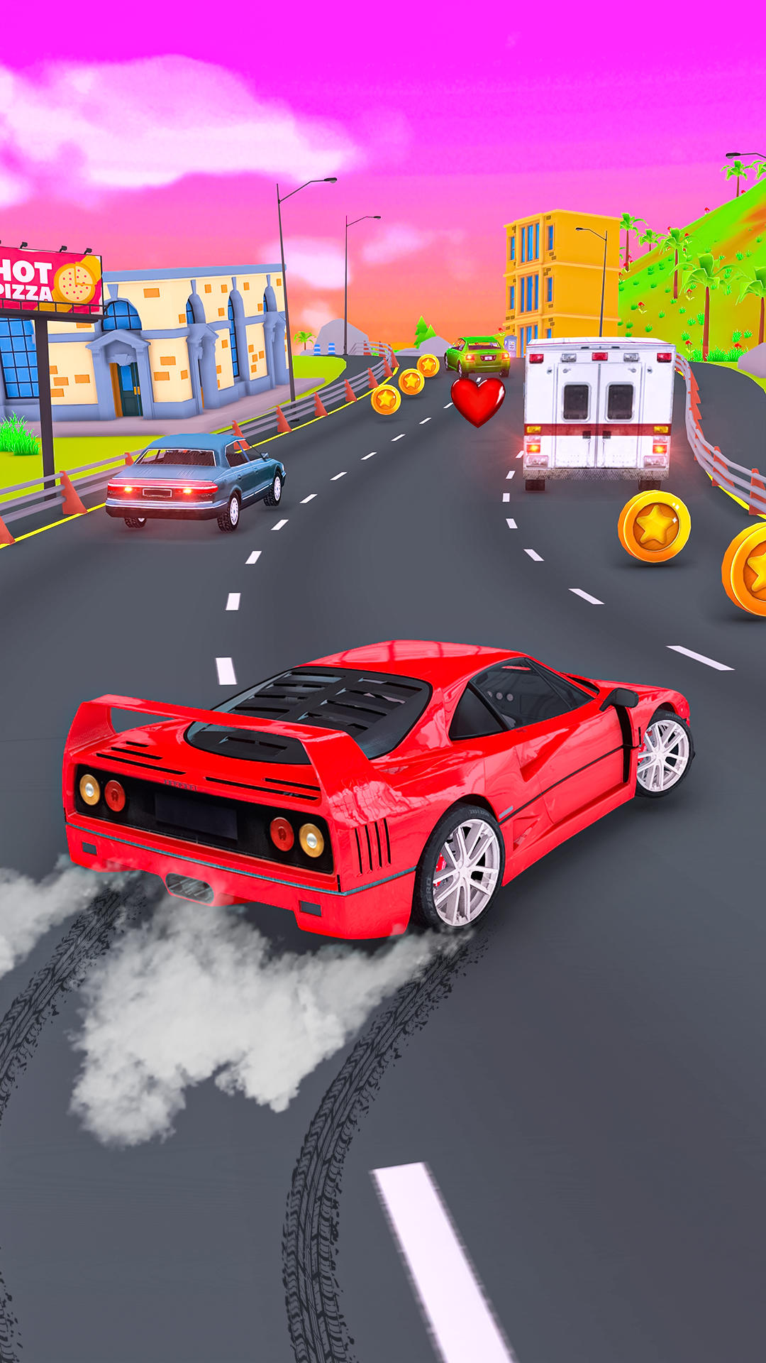 DriftX Street: カードリフトとカーレースゲーム ゲームのスクリーンショット