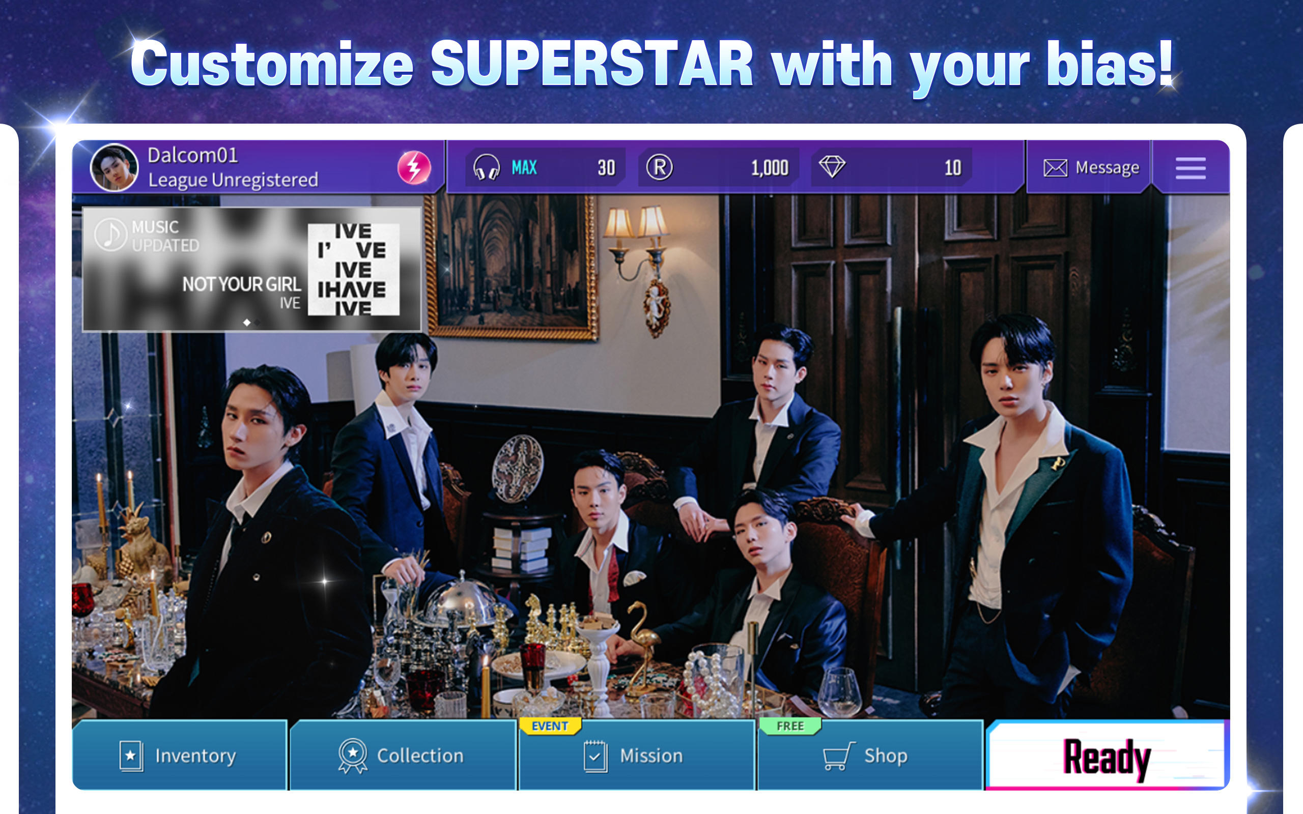 SUPERSTAR STARSHIP Game Screenshot