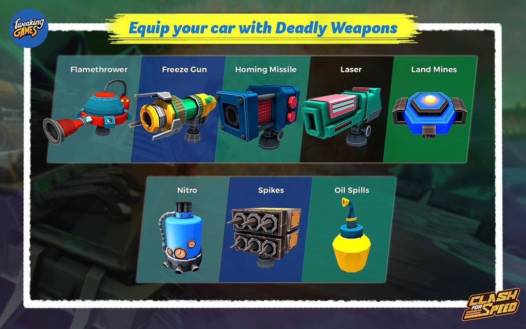 Clash for Speed – Xtreme Combat Racing screenshot game