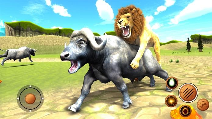 Lion Simulator Family Game ภาพหน้าจอเกม