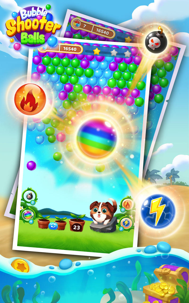 氣球泡泡射擊 遊戲截圖