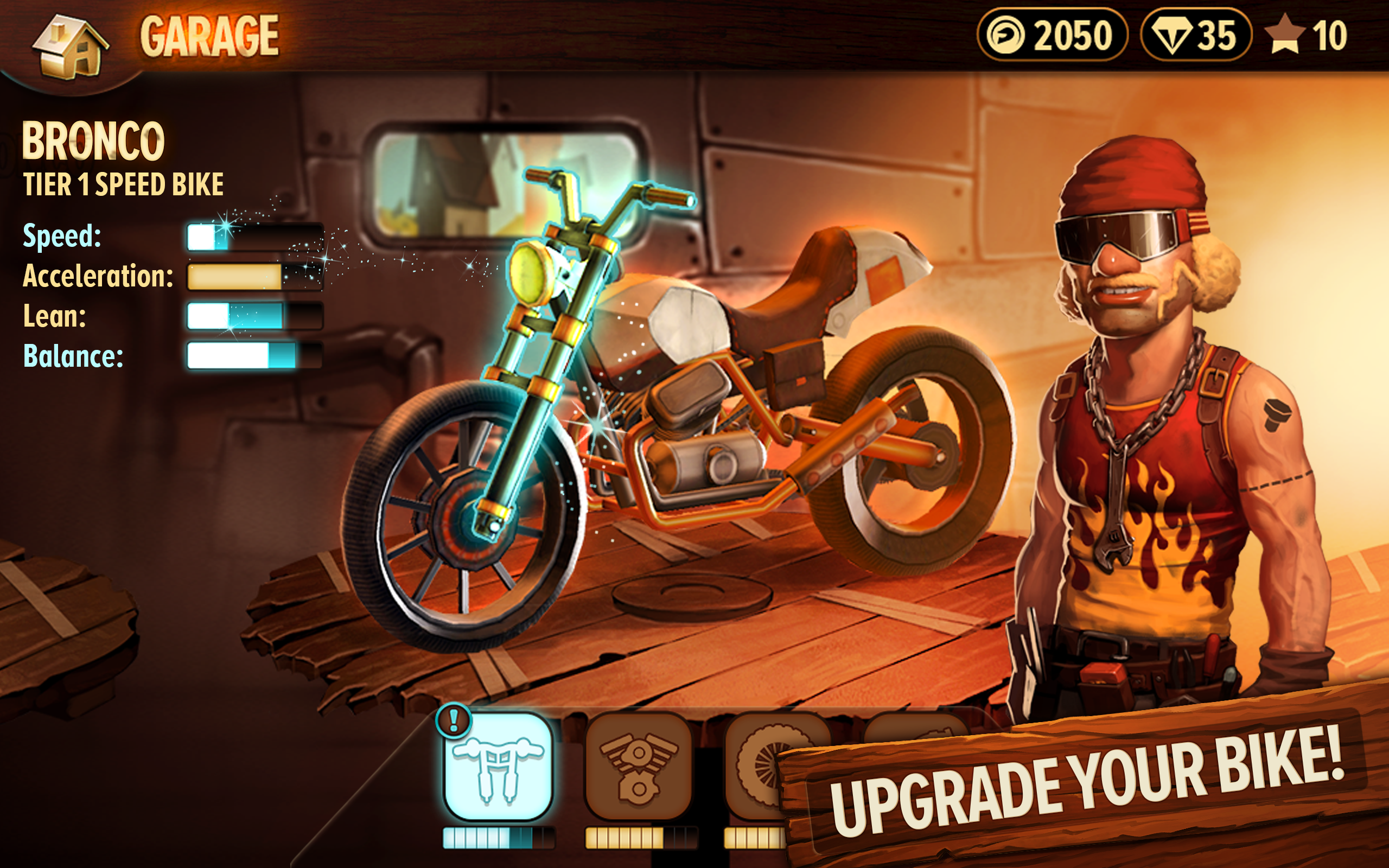 Cuplikan Layar Game Trials Frontier