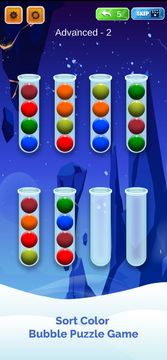 Bubble Sort Puzzle Ball Game Screenshot