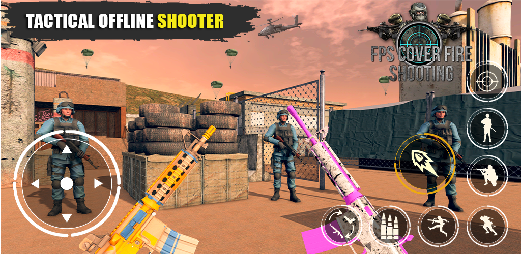 Screenshot of FPS Shooting Games: Gun Games