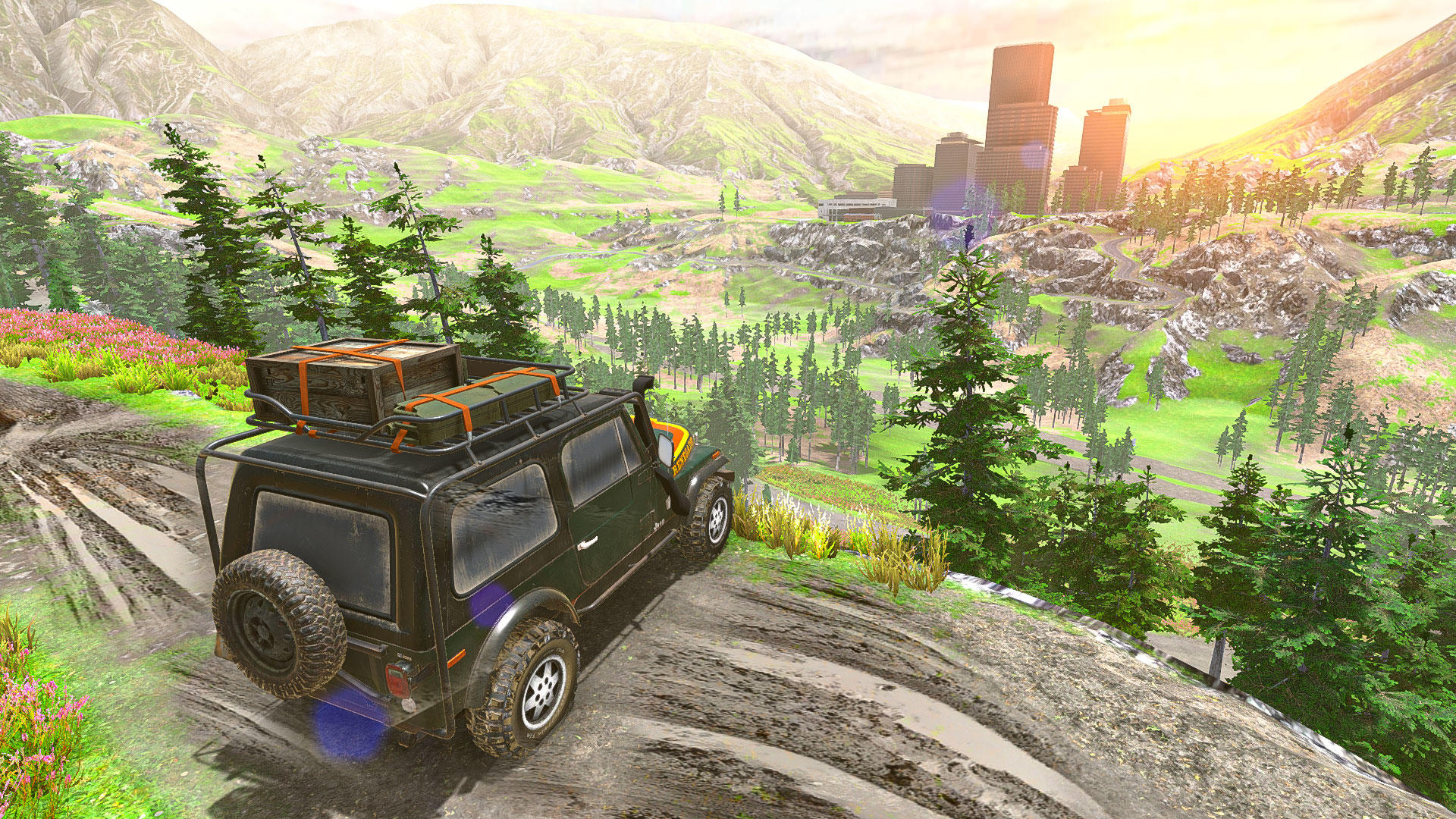 Jeep Driving 3D: Offroad Games ภาพหน้าจอเกม
