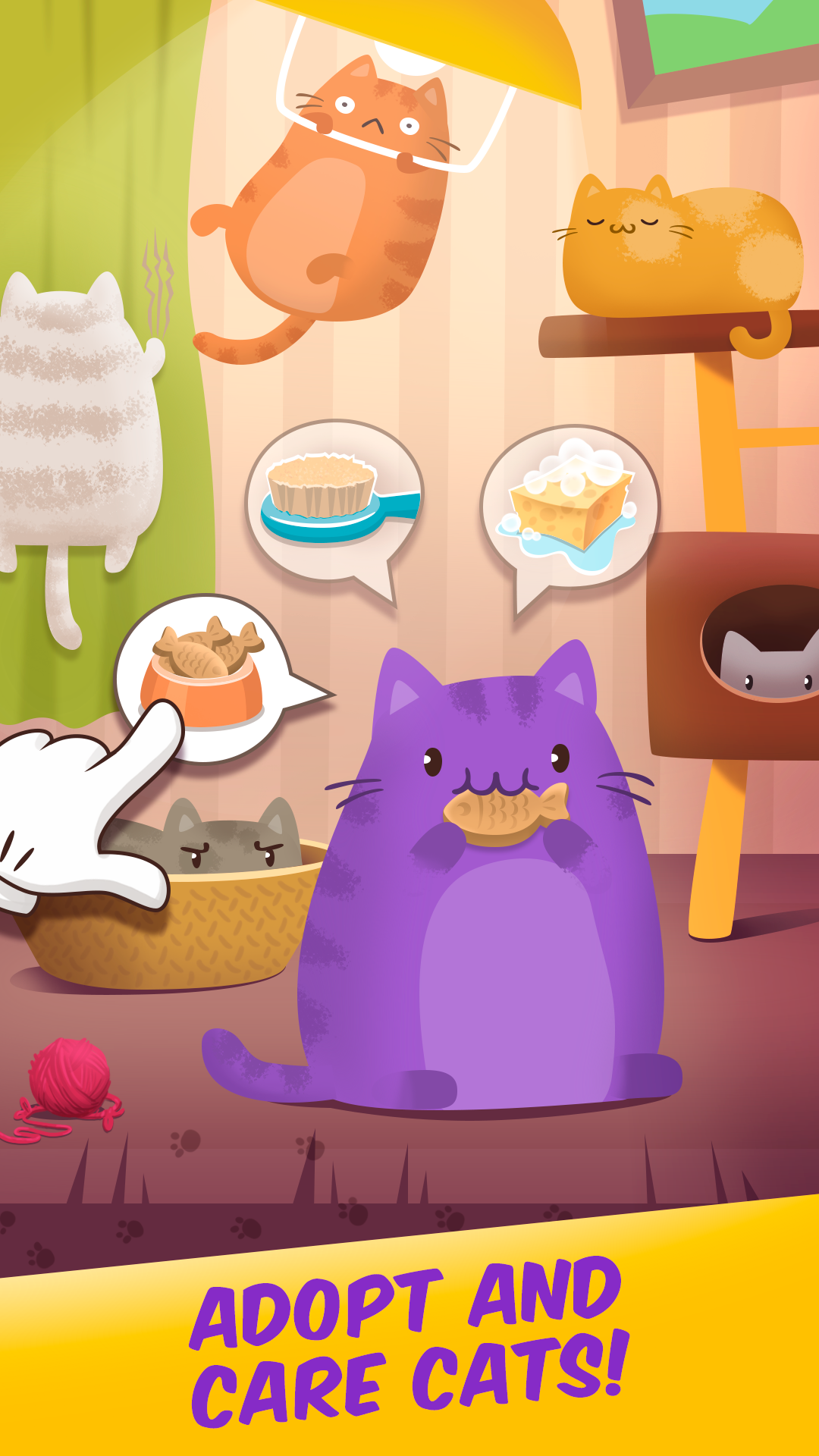 Screenshot 1 of Quán cà phê mèo: Trò chơi ghép đôi mèo con 1