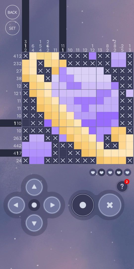 Sky Castle - (nonogram) screenshot game