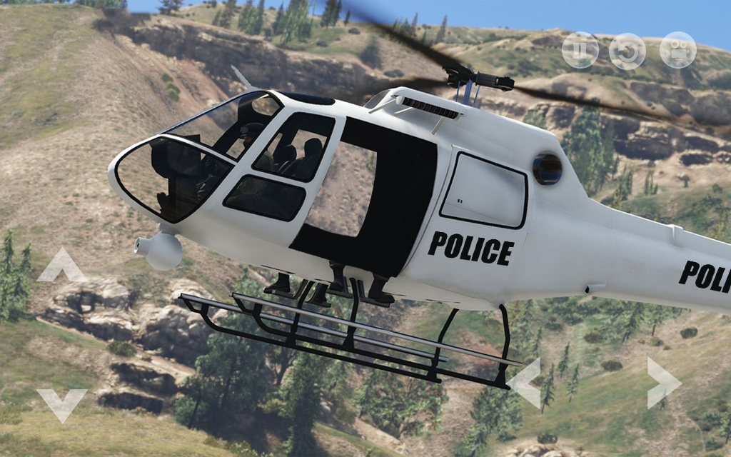 Screenshot 1 of Helikopter Polis : Juruterbang Polis Simulator Terbang 3D 1.0