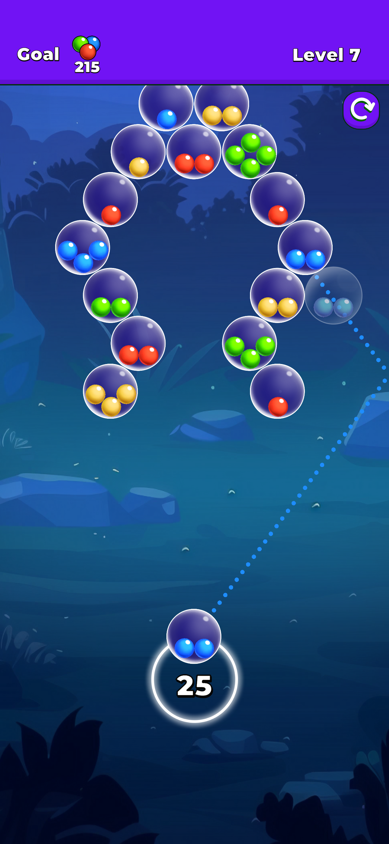 Bubble Marbles Game Screenshot