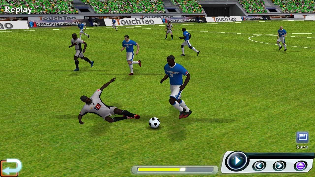 World Soccer League Game Screenshot