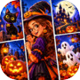 Icon of Halloween Jigsaw Solitaire