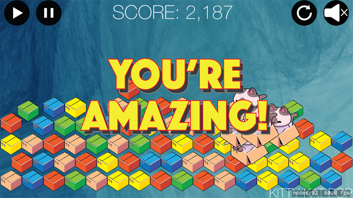 Kitty Kat Pop Game Screenshot