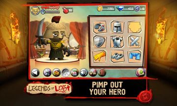 Cuplikan Layar Game Legends of Loot
